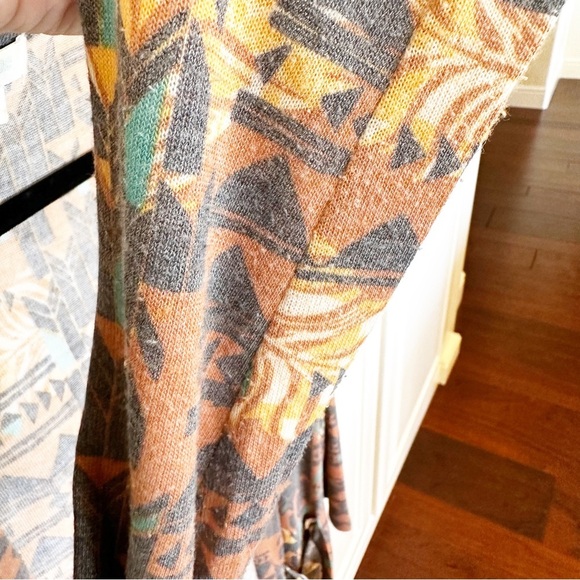 Lularoe Women’s XL Festival Long Arizona Native Aztec Print Duster Open Cardigan - Picture 3 of 7